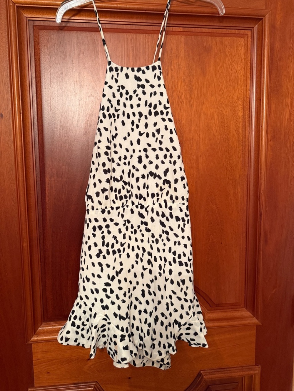 Black and White Spotted romper